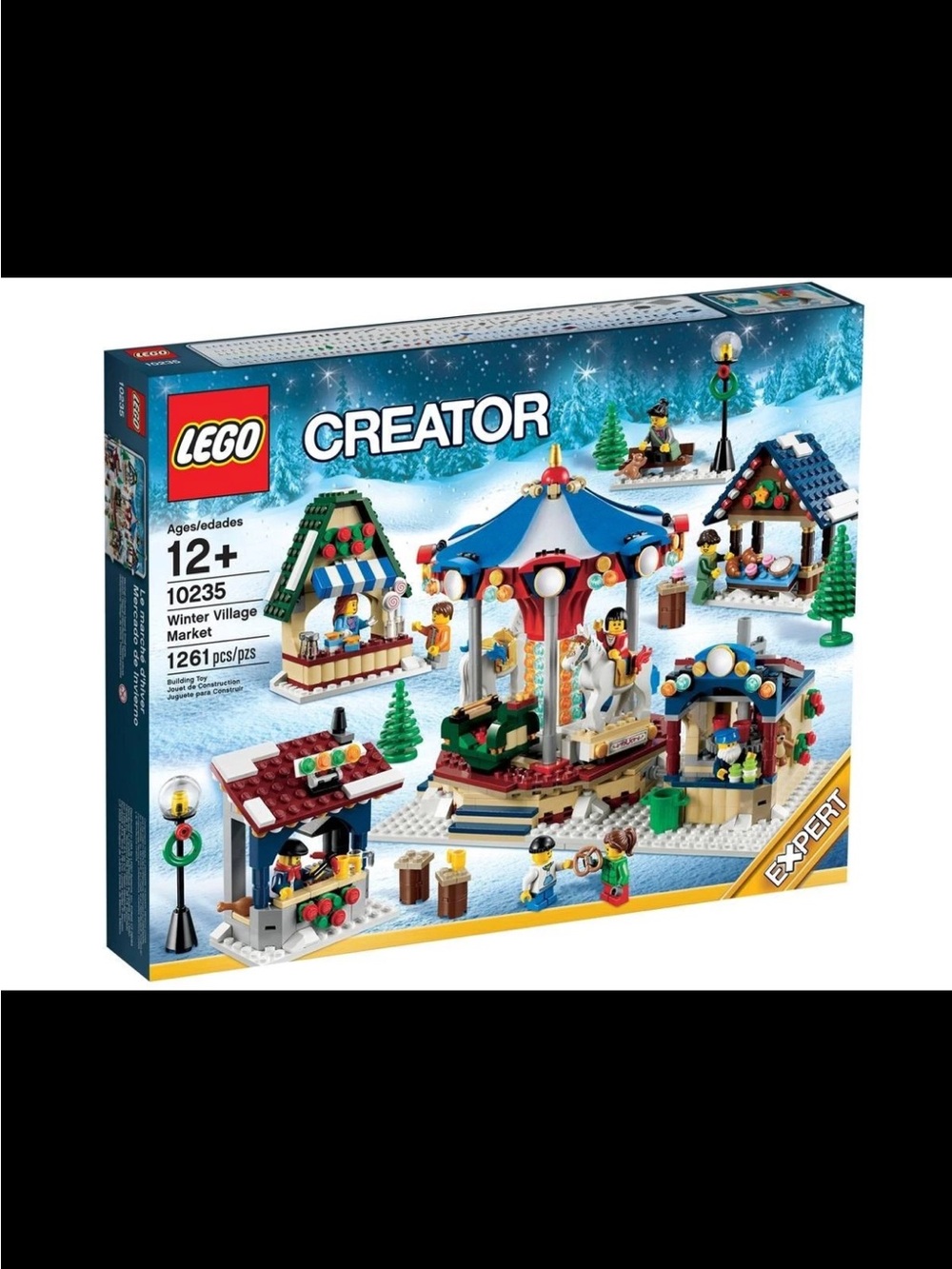 LEGO Creator Winter Village Market Carousel Set RETIRED